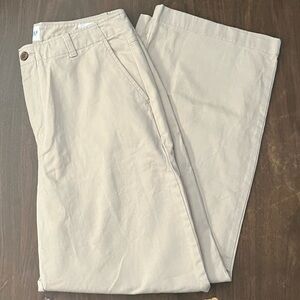 (NWOT) GAP Khaki Wide Leg Pants